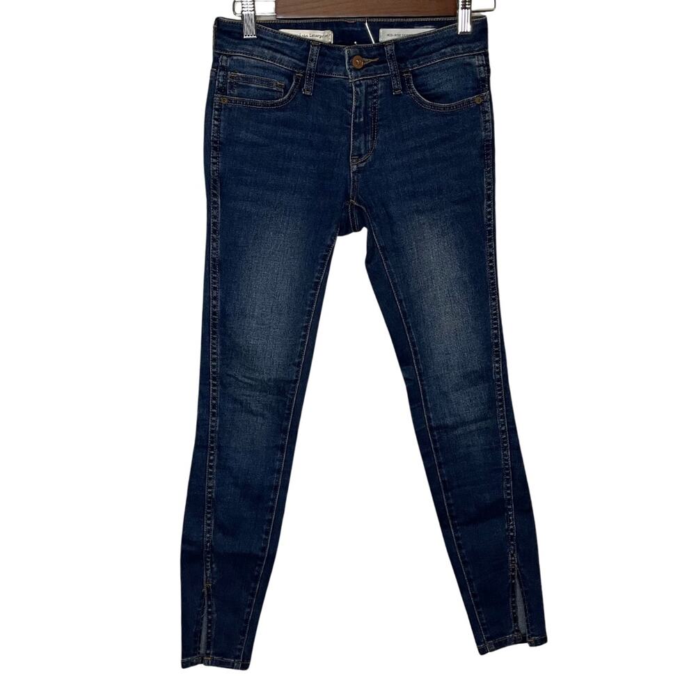 Pilcro and the Letterpress by Anthropologie Mid-Rise Skinny Jeans | Size 25